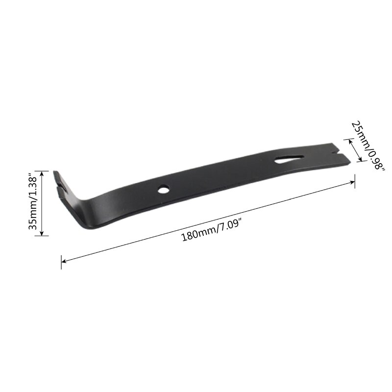 Carbon Steel Hand Crowbar Tool for Prying, Scraping, Lifting, Pulling Rust Proof