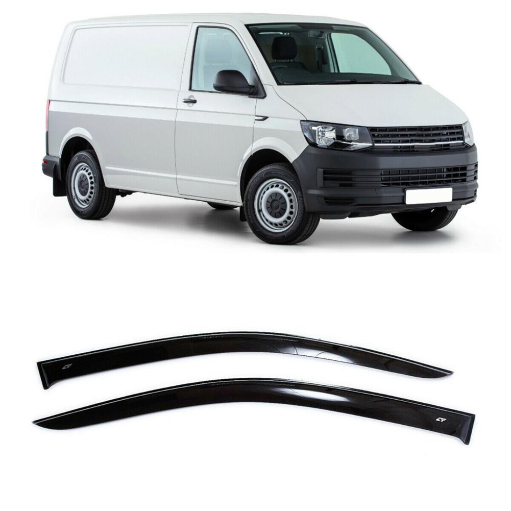 2Pcs/Set Car Window Deflector Trim Side Shades Air/Rain for Guards Weatherstrip Wind Rain Deflector Set For VW T5/T6 2003