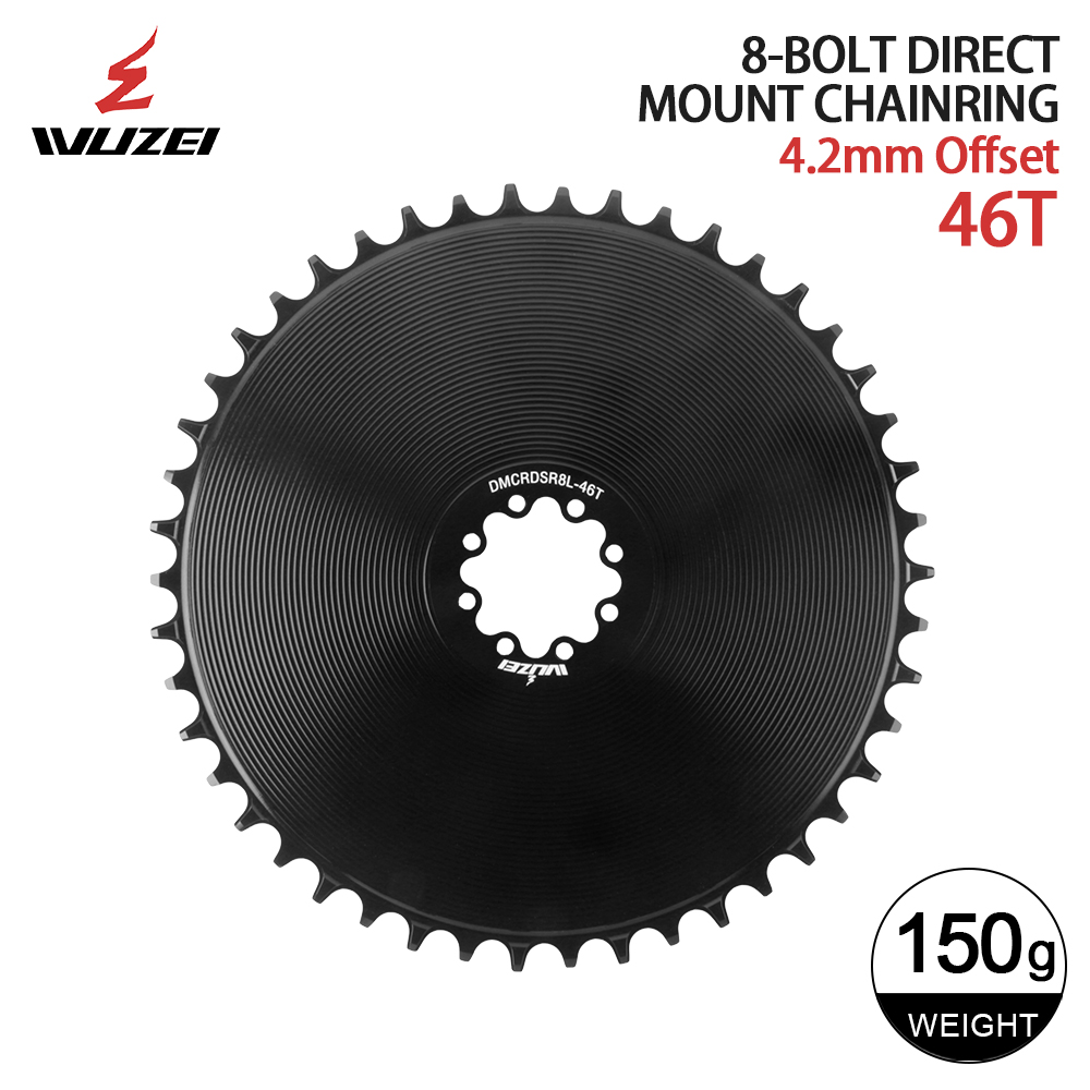 WUZEI-plato cerrado de 8 pernos, 4,2mm, 40-58T, para SRAM FORCE AXS, manivela de 12V, piñón de montaje directo ancho y estrecho, 8/9/10/11/12S: Borgoña