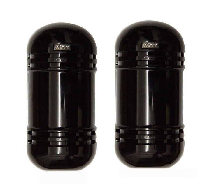 100 meters Wired Motion Infrared Dual Beam Detector with LCD Signal Display 8 Channel Beam