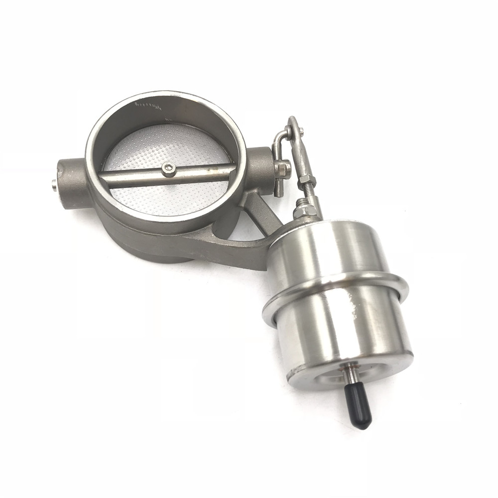 One PCS Vacuum Activated Exhaust Cutout / Dump 63MM Close Style Pressure