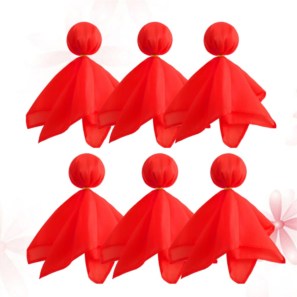 6pcs Soccer Penalty Flag Tossing Flags Football Sports Penalty Props Football Game Accessory for Outdoor (Yellow): Red