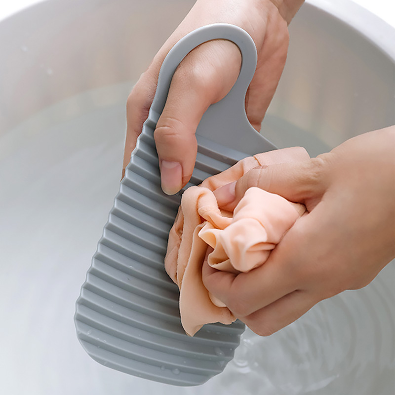 Travel Portable Thicken Mini Washboard Non Slip Laundry Accessories Board Washing Children's Clothes Socks Cleaning Tools