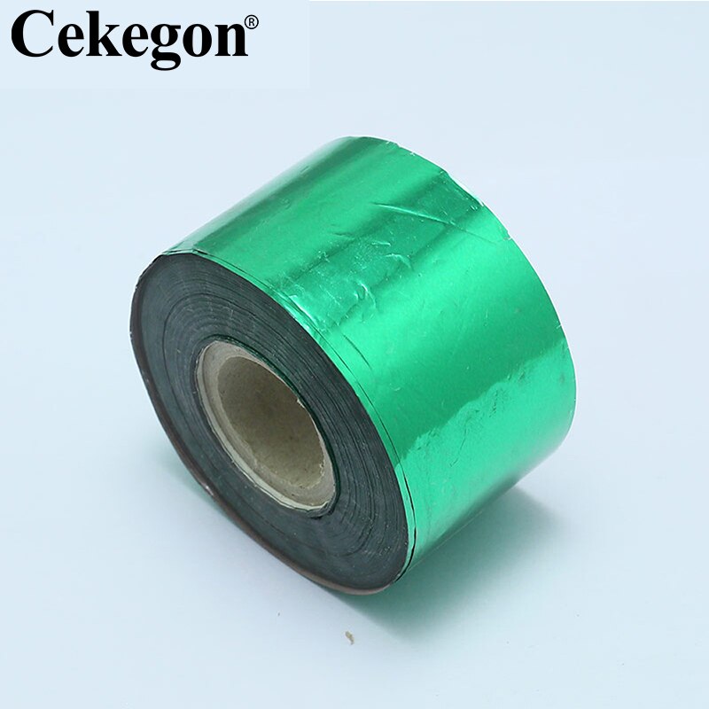8 cm Breite Heiße Stanzen Folie Papier für Leder PVC Papier Gold Silber Heißer Folie Stanzen Papier Handwerk Papier: 12 Grün