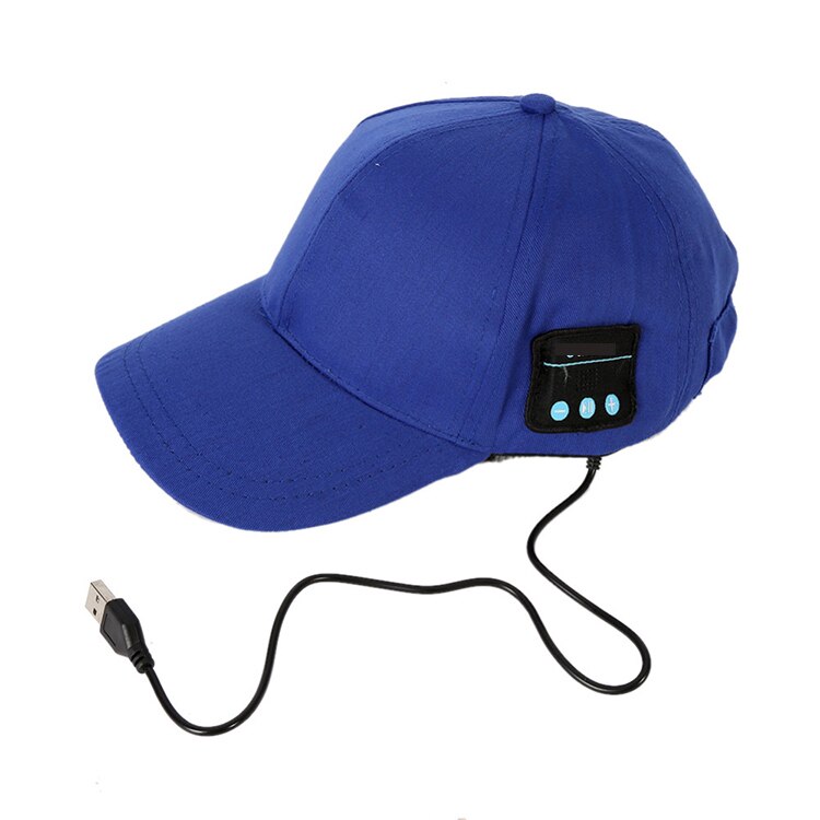 6 kleuren Baseball Cap Draadloze Blue tooth Slimme Cap Headset Hoofdtelefoon Hoed Speaker Microfoon Cap