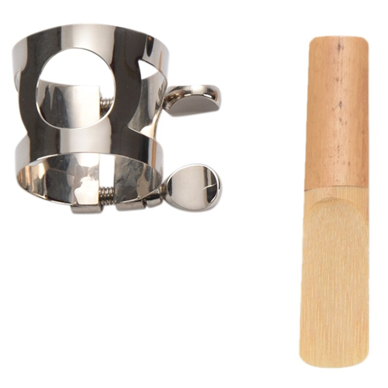 Zwart Plastic B Klarinet Mondstuk &amp; Cap Klem Houtblazers