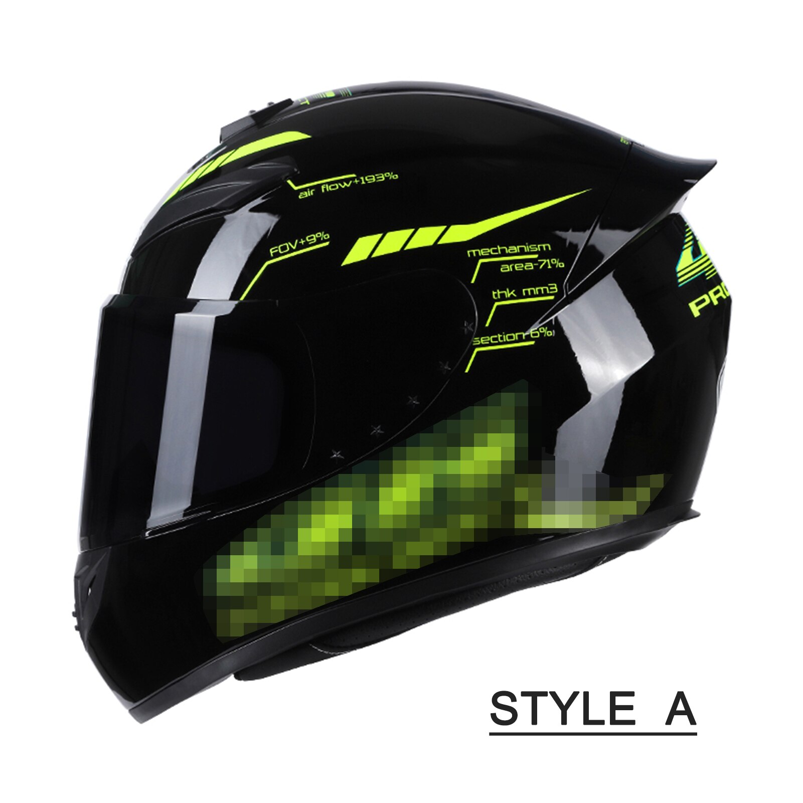 Motorcycle Full Face Helmet Rapid Street Helmet Unisex Adult Cool Rider Equipment Four Seasons Street Touring Motorcycle Helmet