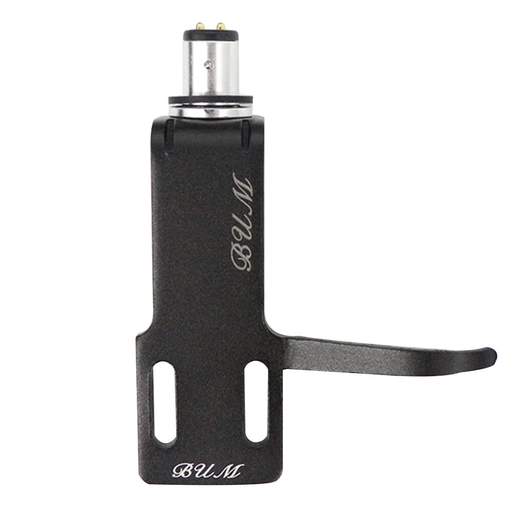 With Cables Phonograph Tape Metal Rapair Tool Mount Easy Install LP Turntable Headshell Durable High End Universal Gracious: Black