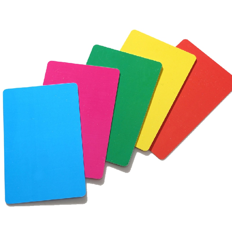 10/50/100PCS 7 kolorów puste karty plastikowe pcv DIY karty do gry 86*54mm karty do pokera