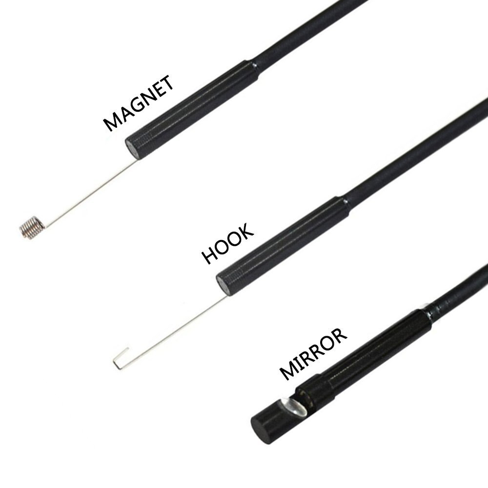 3 m 5.5mm LED Lente Rígida Cabo USB Câmera de Inspeção de Cobra tubo de Endoscópio com 6 LED Endoscópio IP67 À Prova D' Água para iphone PC