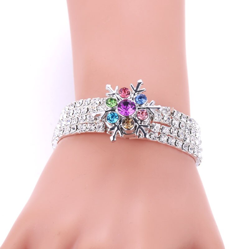 Snap Button Bracelet Vintage Rhinestone Buttons Snap Bracelet Bangle Button Bracelets 18mm Snaps Jewelry 8890