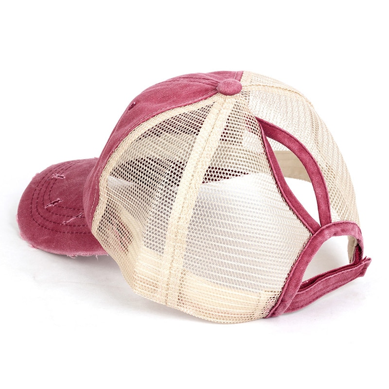 Baseball cap muts warme Verdikte katoen snapback caps voorzien hoeden Verstelbare ademend Sport Accessoires Paardenstaart Caps
