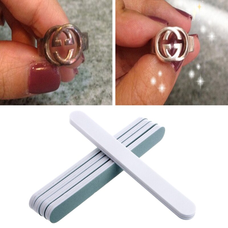 10Pcs Jewelry Polishing Buffing Cleaning Tools Nail Art Sanding Buffer Manicure 925 Silver Jewelry Cleaner tarnish Jewelry Clean