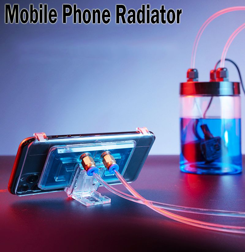 Nuova tecnologia prodotti brevettati radiatore di raffreddamento ad acqua universale per telefono cellulare radiatore portatile regolabile per telefono