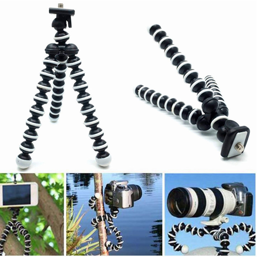 Octopus Tripod Lightweight Portable Mobile Camera Holder Clip Smartphone Monopod Tripe Stand S M L XL Size for Phone Camera
