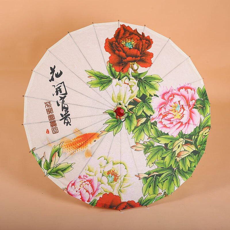 Parapluie en papier huilé, tissu de soie, vêtements chinois pour hommes et femmes (51-63),: 57