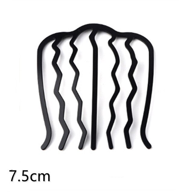 Clip de peinado para mujer, herramientas de trenzado de cabello, accesorios para el cabello, horquilla de inserción, peine: 5