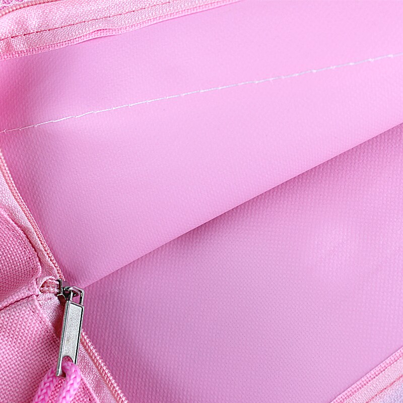 Sac à fermeture éclair porte document rose bleu vert, sac enveloppe pour fichier papier a4/8.5x11, pochette en toile pour papeterie de bureau