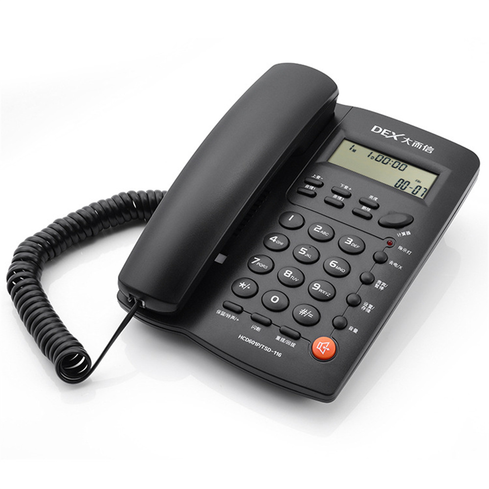 Landline Phone Business Office Home Use Corded Landline Fixed Telephone Desk Phone with Caller ID Display home phone telefone