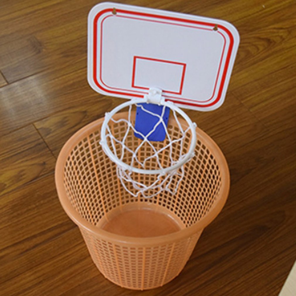 Indoor Folding Portable Suspension Free Punch MINI Plastic Basketball Frame basketball set Mini Basketball Net Game Hoop Ring