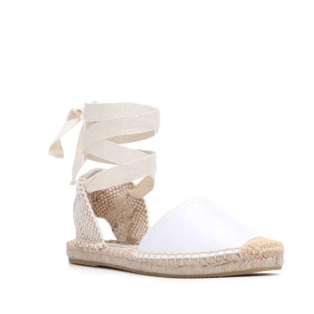 Womens Espadrilles Platte Schoenen
