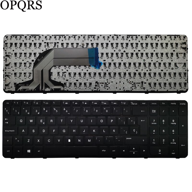 Spanish Laptop keyboard for HP For HP 15-F018DX 15-F019DX 15-F023WM 15-F024WM 15-F033WM Black SP Keyboard With Frame