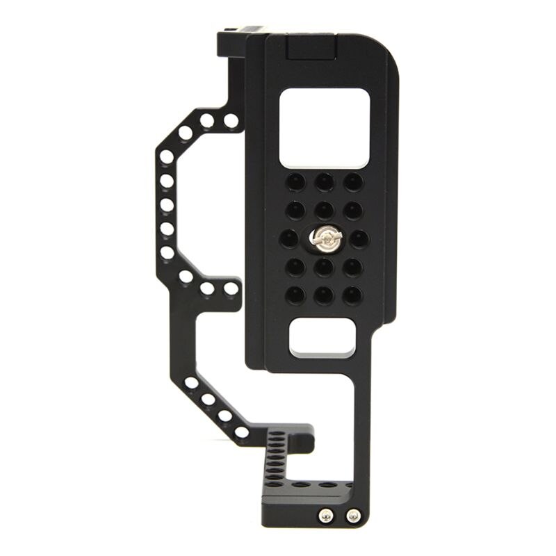 Cold Shoe Arri Positioning Hole 1/4 Screw Compatible with For Canon- EOS 90D 80D 70D Aluminum Alloy Camera Cage with