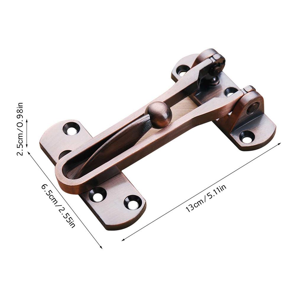 Gancho de Metal fundido para puerta, pestillo con textura de cerradura, decoración rústica de país, adorno para puertas de inodoro, hebilla de puerta corredera de ángulo recto, 1 ud.