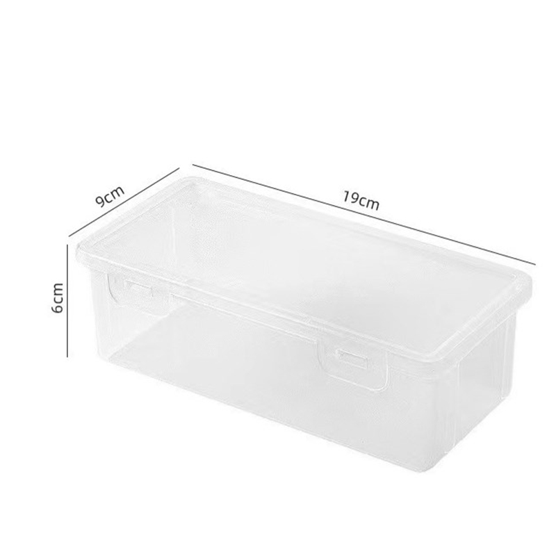 1PC Transparant Etui Schets Plastic Etui Opbergdoos Art Student Etui Grote Capaciteit Toolbox: Default Title