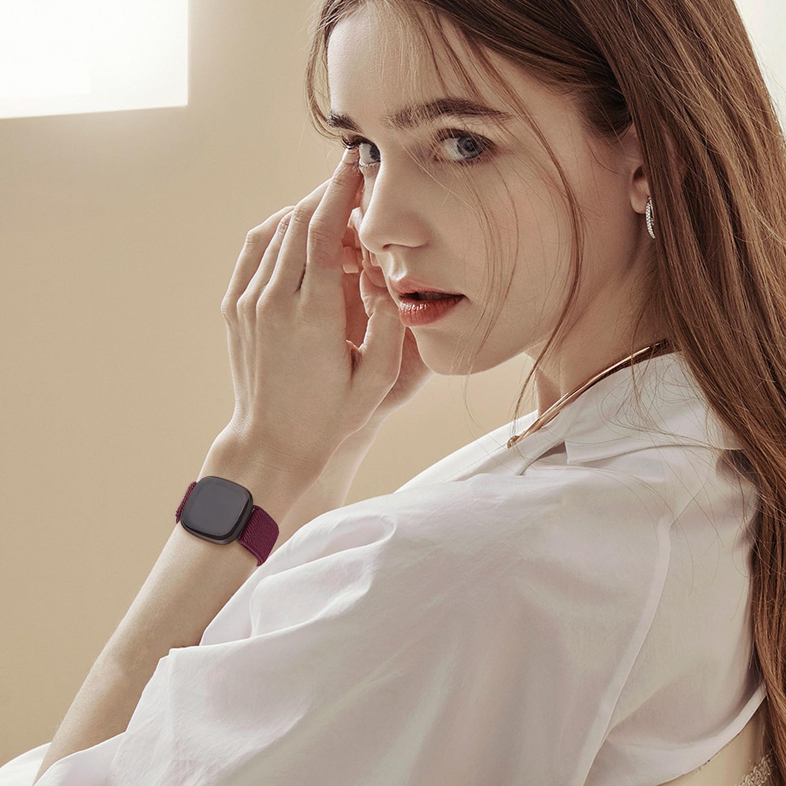 Paski fitbit versa 3/4 i sens /2 – elastyczne paski sportowe, męskie/damskie