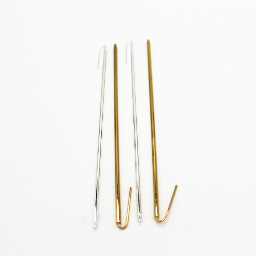 10 PCS 145mm*2.5mm Metal Copper Hair Stick 6 Colors Plated Hairpins Hair Stick Blank Base Setting For Jewelry Making