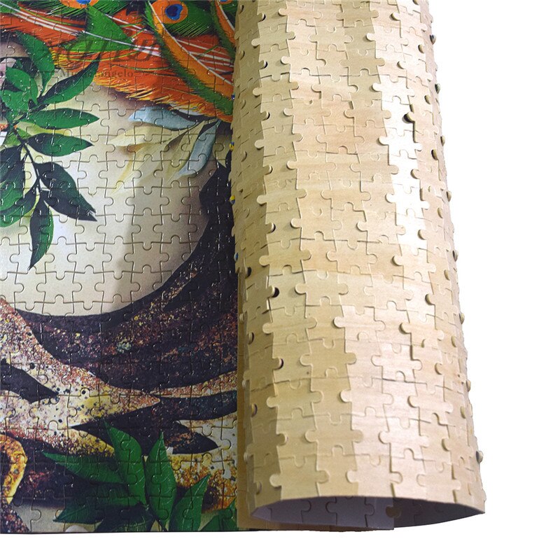Puzzle en bois Michelangelo, pavillon du vieux maître chinois Tengwang, jouet éducatif décoratif, peinture murale, 500, 1000 pièces