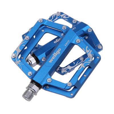 Wellgo Kb009 Ultralight Aluminum Alloy Pedals MTB Mountain Bicycle Cycling Bike Pedal: Blue