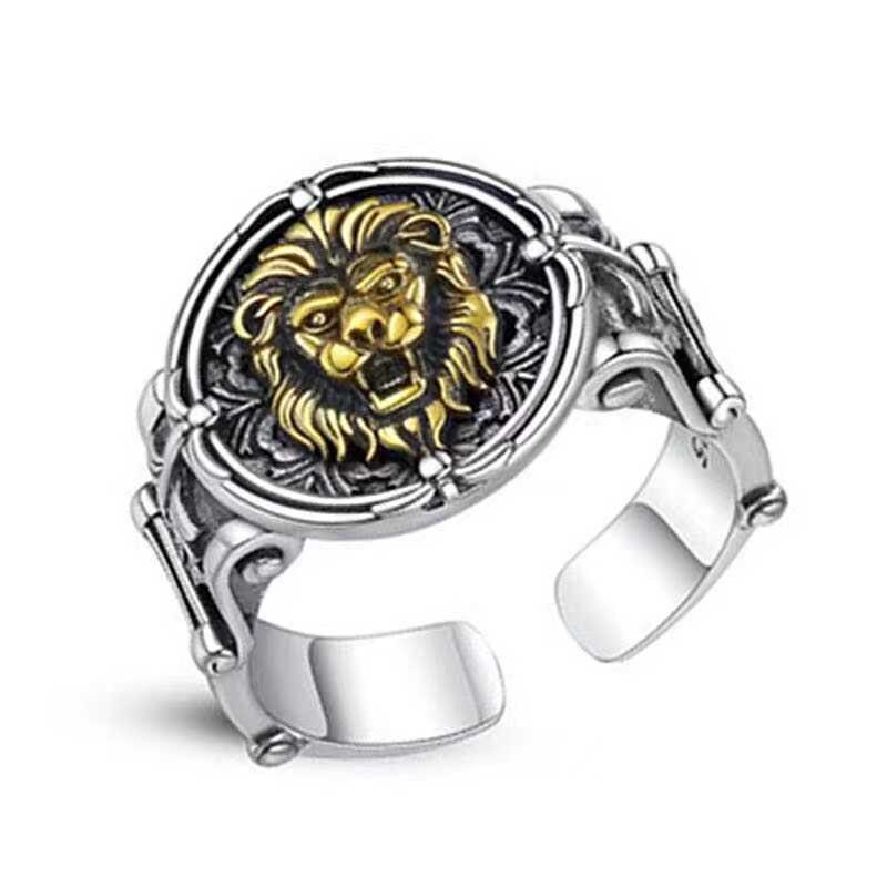Vintage Dier Uil Tiger Snuiven Gouden Ringen Voor Mannen Punk Dominante Straat Hip-Hop Verstelbare Ring Voor Vrouwen sieraden: 237