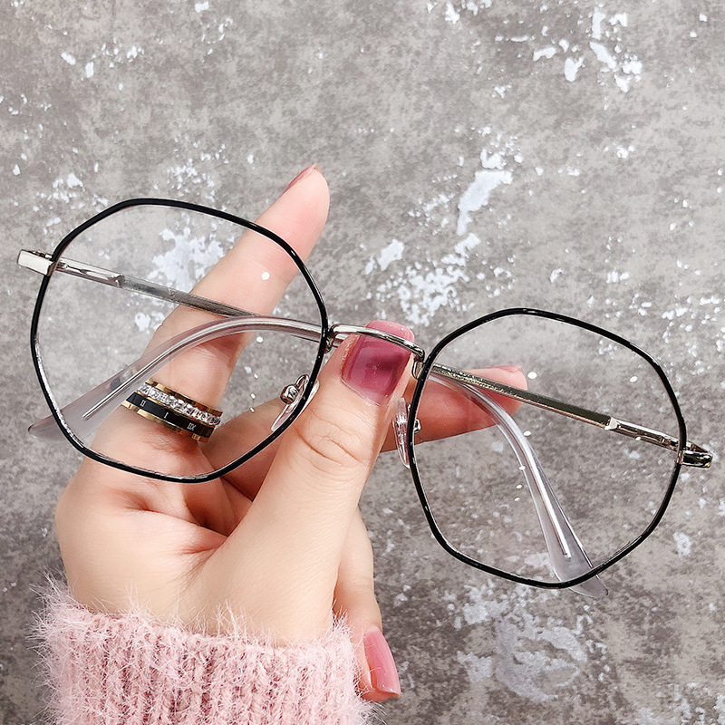 Oversized Anti Blue Light Glasses Men Women Diamond Studded Oversized Square Eyeglasses Computer Goggles Eyewear Glitter Frame: Pink