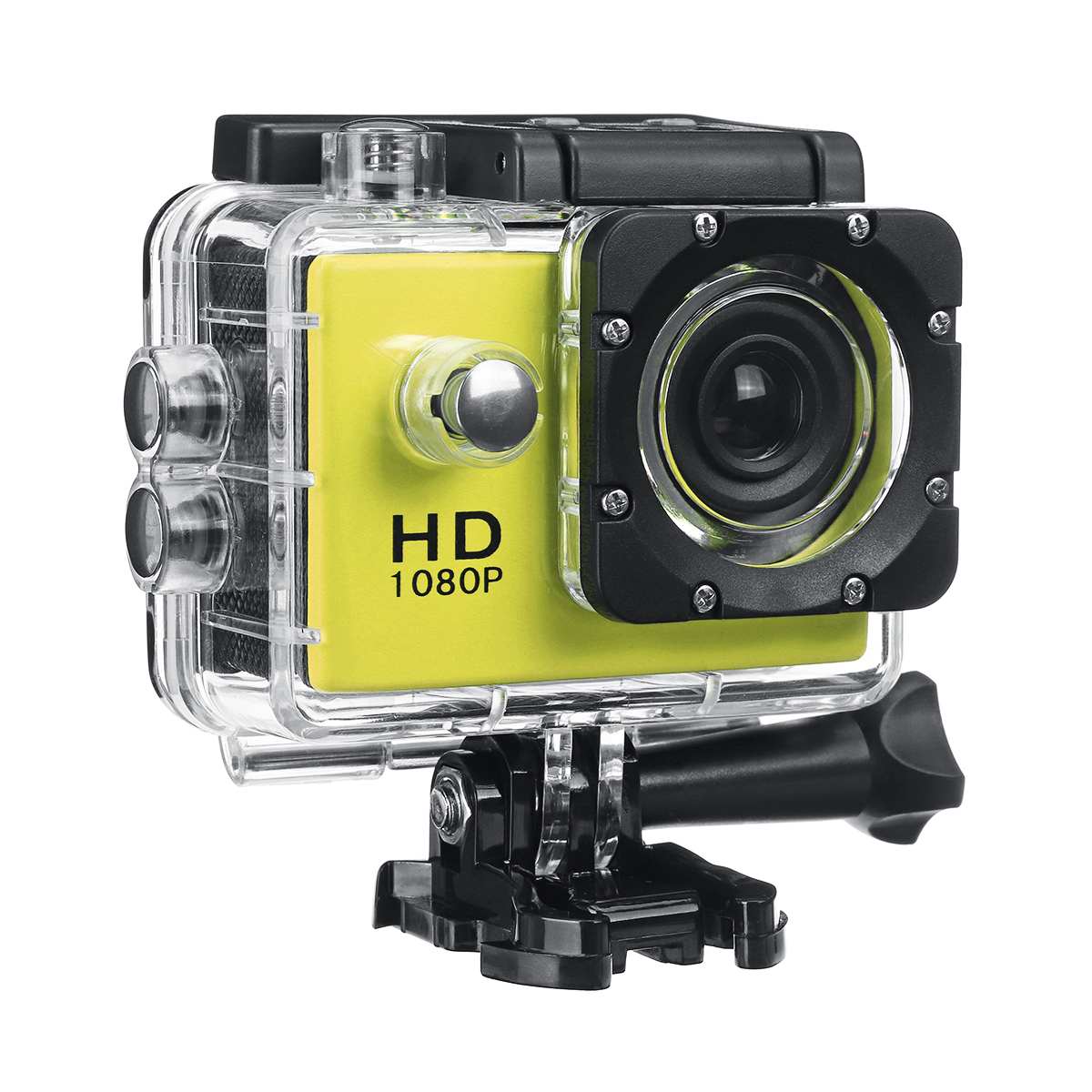 1080P 4K 2.0 ''Kamera Wasserdicht Recorder LCD Bildschirm MJPEG(AVI) video Format Outdoor Skifahren Fahren Sport DV Camcorder: yellow