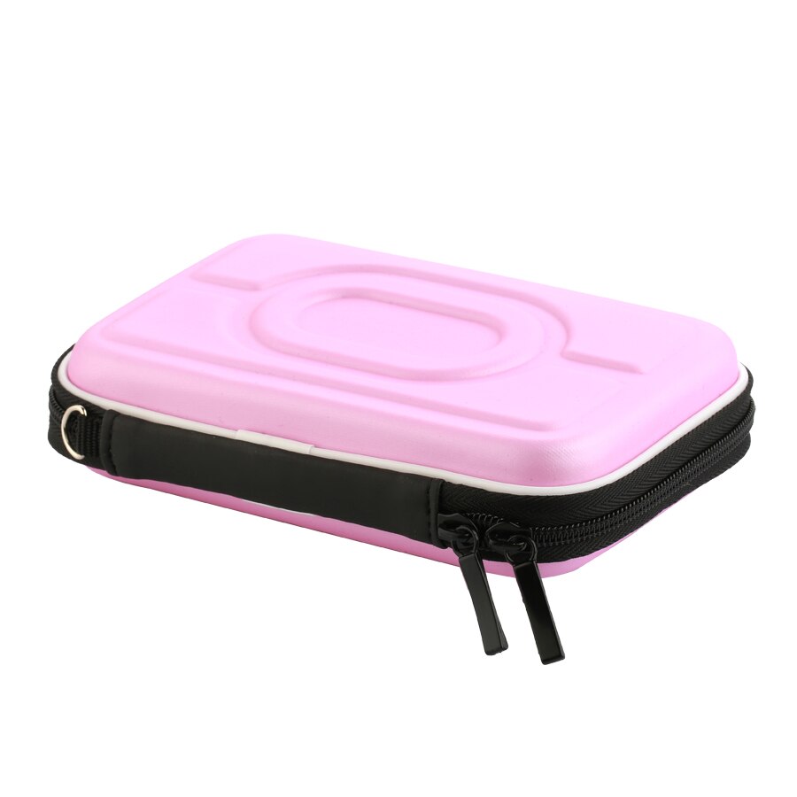 SUMPK 158x100x46mm Custodie colorato Portatile Accessori Digitali trasportare Borse per il Telefono mobile/potenza banca/HDD/Fotocamera/MP3: rosa