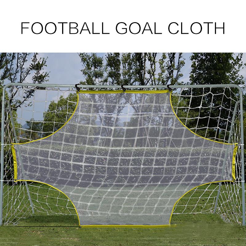 Portable 5 Person System Yellow White Game Goalkeeper Soccer Ball Net Goal Football Gate Outdoor Football Net Practical