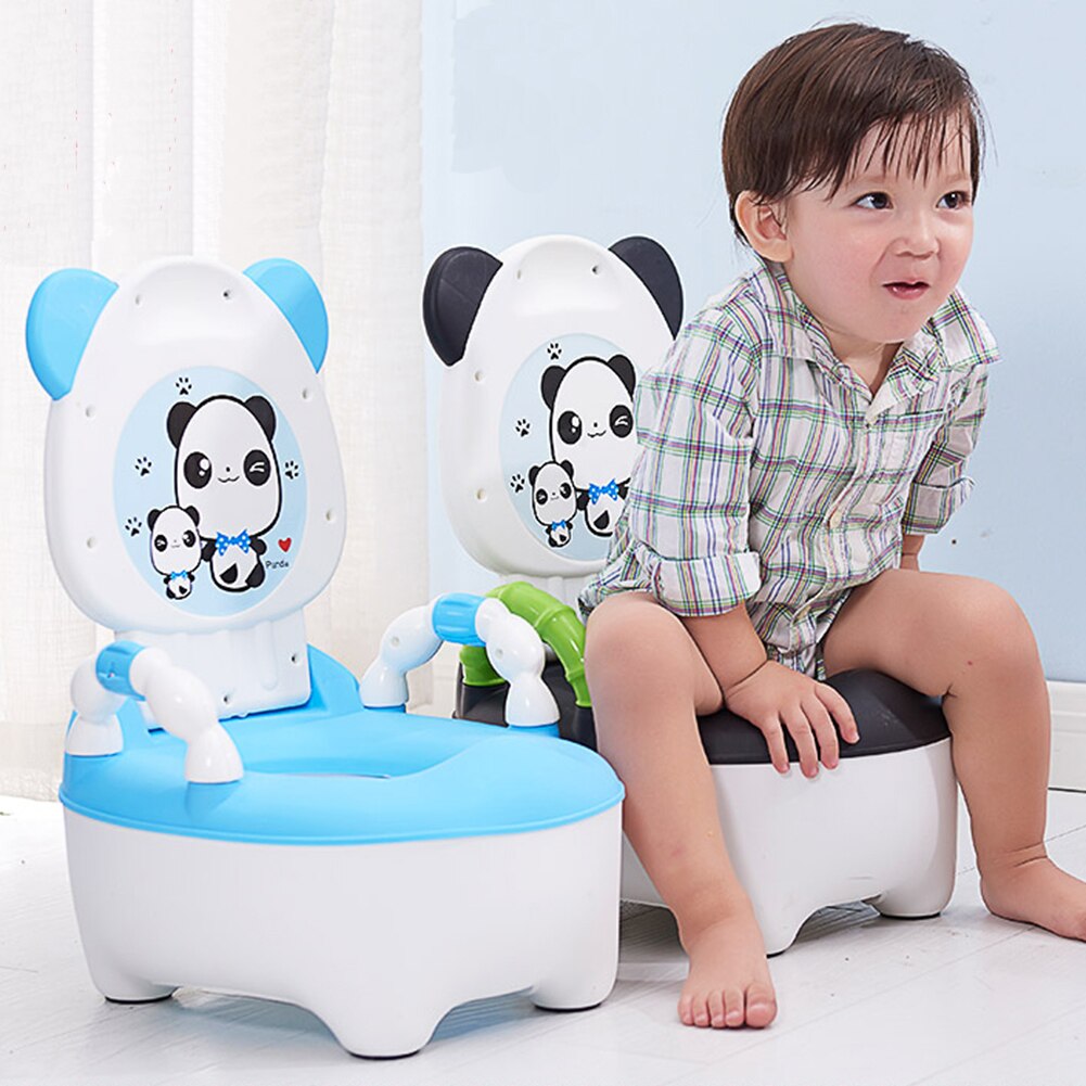3 Kleur Baby Wc Draagbare Mooie Veiligheid Wc Kids Baby Zuigelingen Cartoon Panda Patroon Wc Baby Potty Seat Trainer Seat