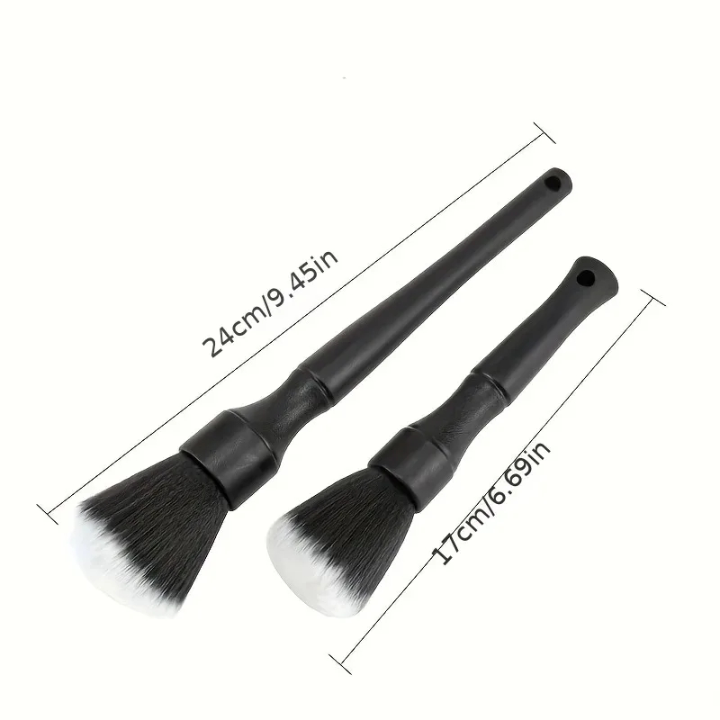 Cepillo de limpieza de cerdas suaves para Interior de coche, herramienta de limpieza de coche, plumero de salpicadero, 1 piezas