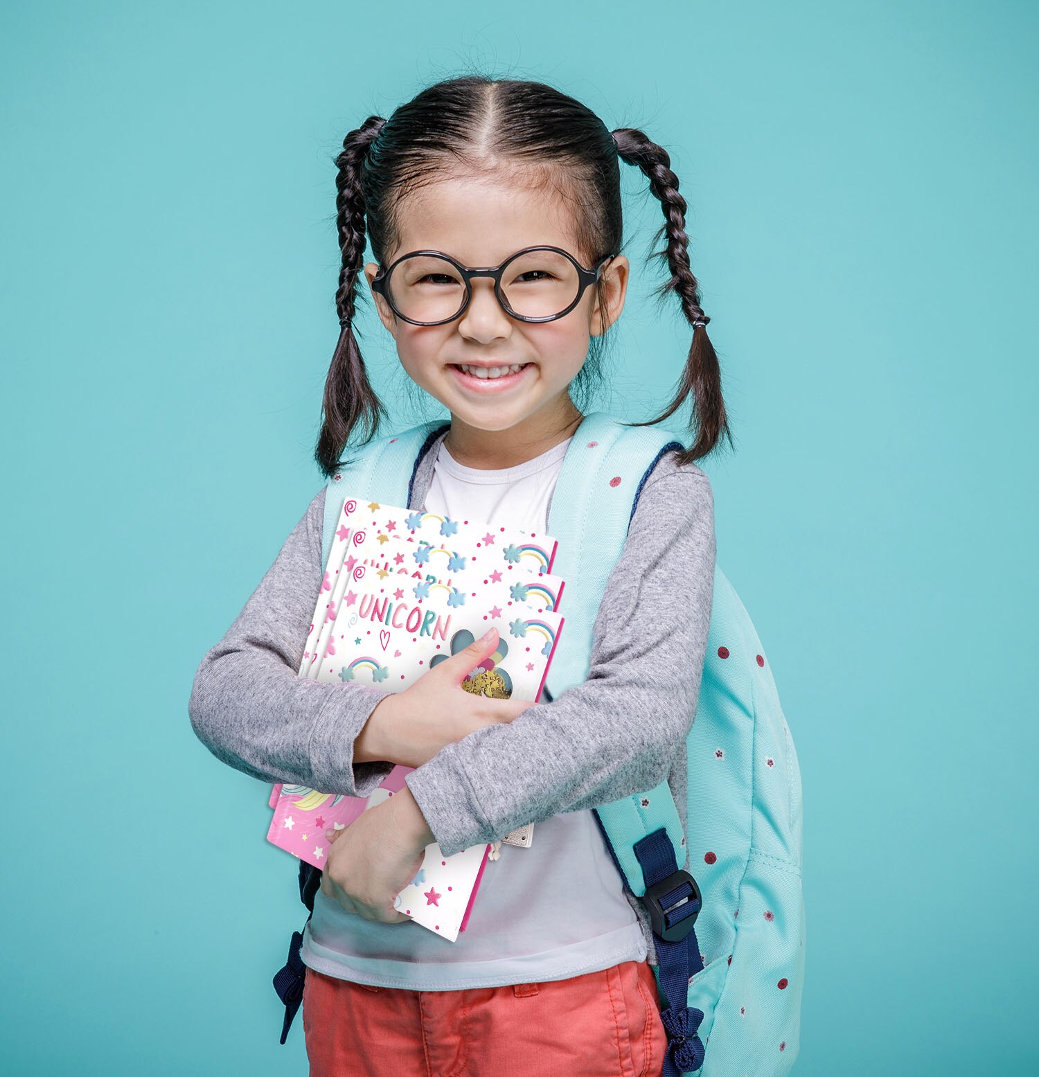 Diary with Lock and Keys for Girls, Unicorn Shakable Sequin Notebook Secret Dream Journal - Hardcover, Double-Sided,160 Pages