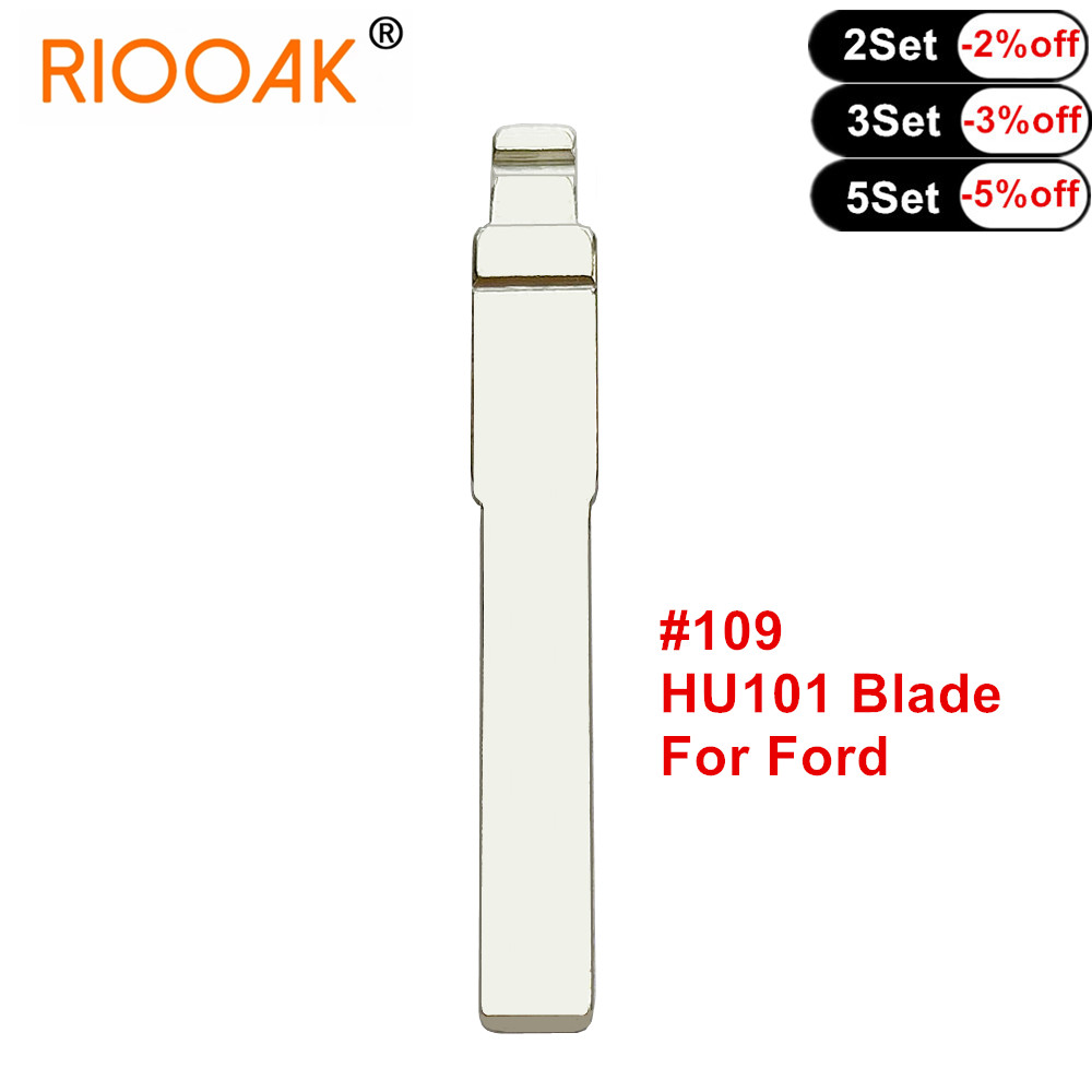 10pcs FO38 HU101 FO21 Key Blade #19 #38 #90 Car Remote KD Key Blade For Ford Fusion Focus Mondeo Fiesta Galaxy Flip Blank