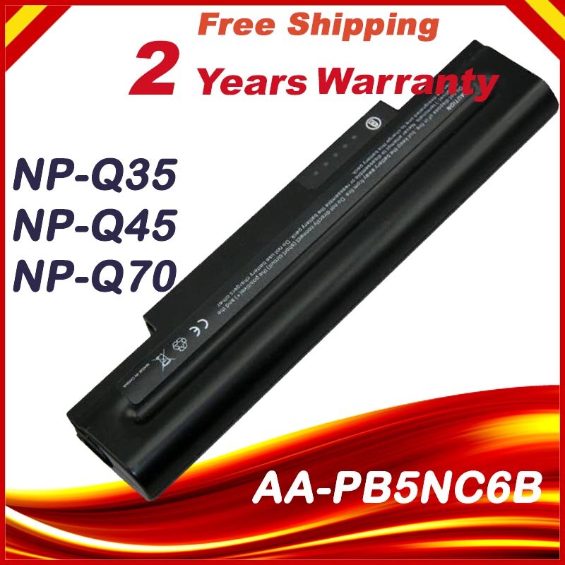 6 Cellen Laptop Batterij Voor Samsung AA-PB5NC6B AA-PB5NC6B/E Q35 Q45 Q70 Q35 Pro NP-Q35 NP-Q45 NP-Q70
