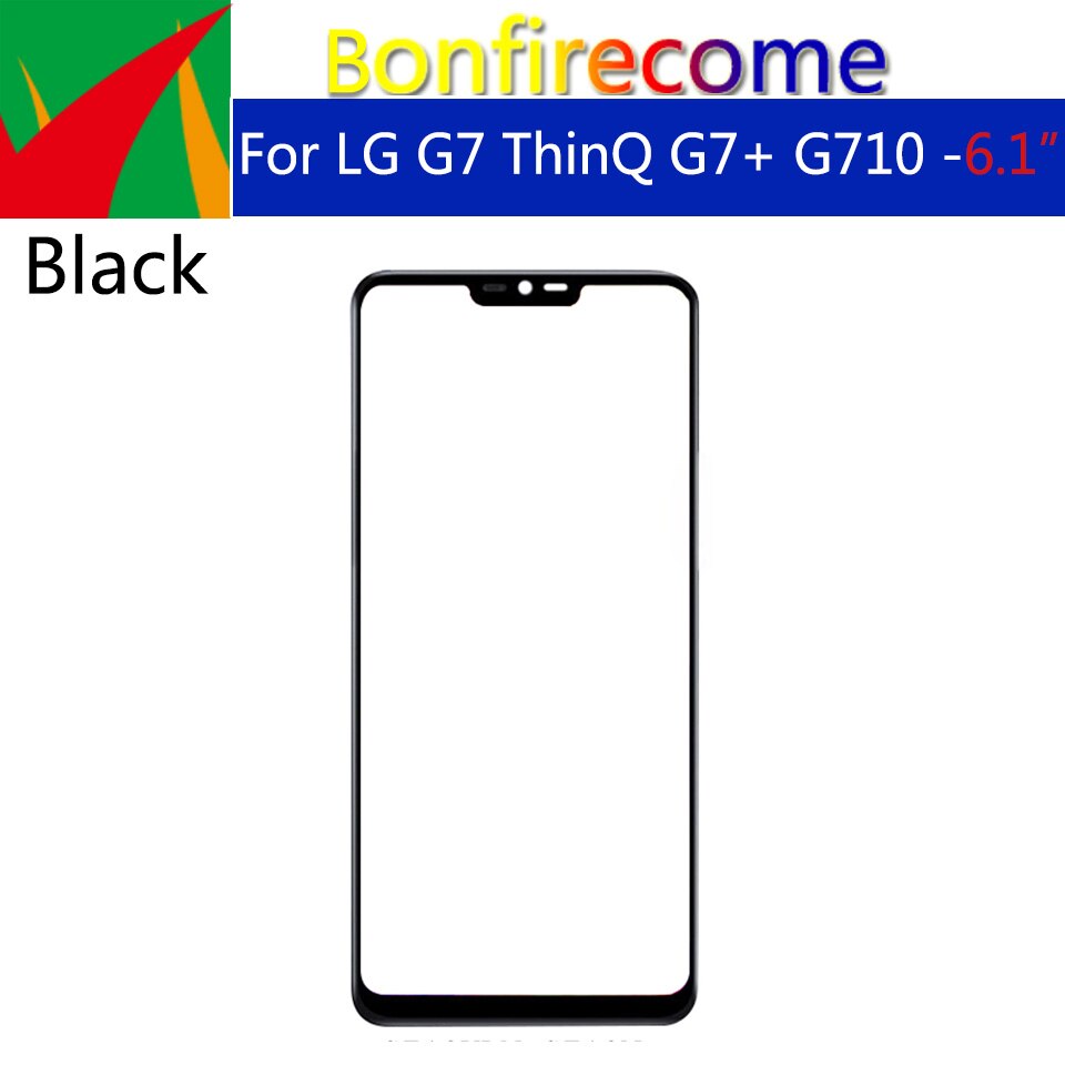 Lg  g7 thinq  g7+ g710 g710em g710pm g710 vmp  g710 ulmin  g710n lcd edessään kosketusnäyttö lasi ulompi linssin korvaaminen