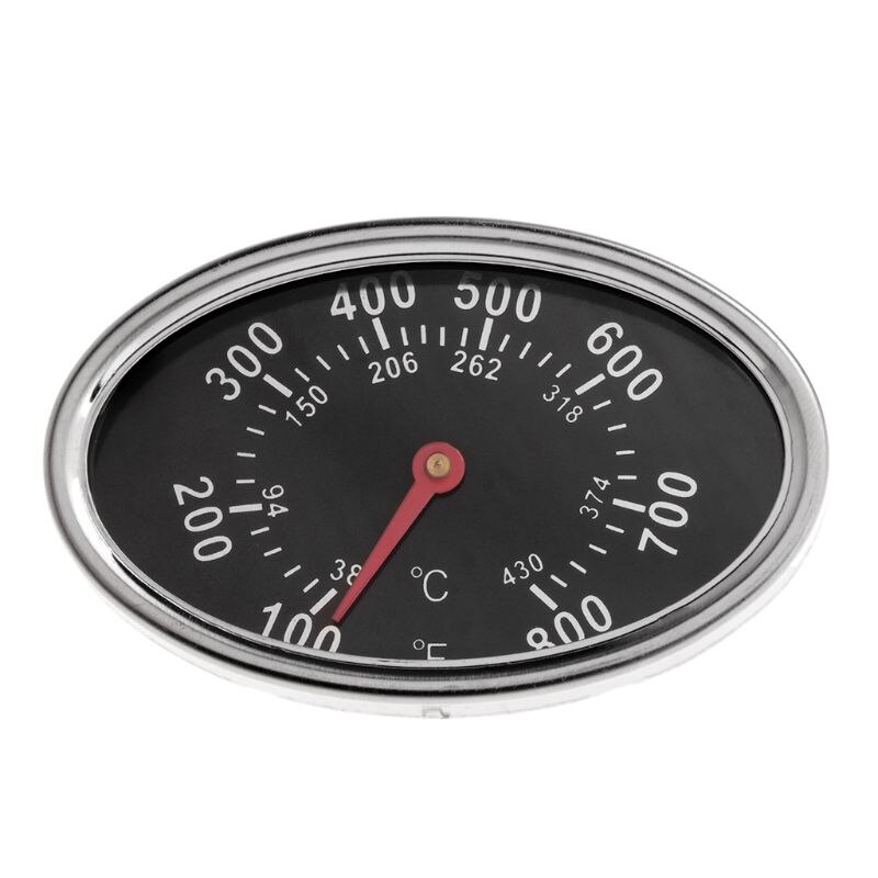 800 ℉ oval bbq pit smoker grill termometer ratt temperaturmätare ersättning  a0nc