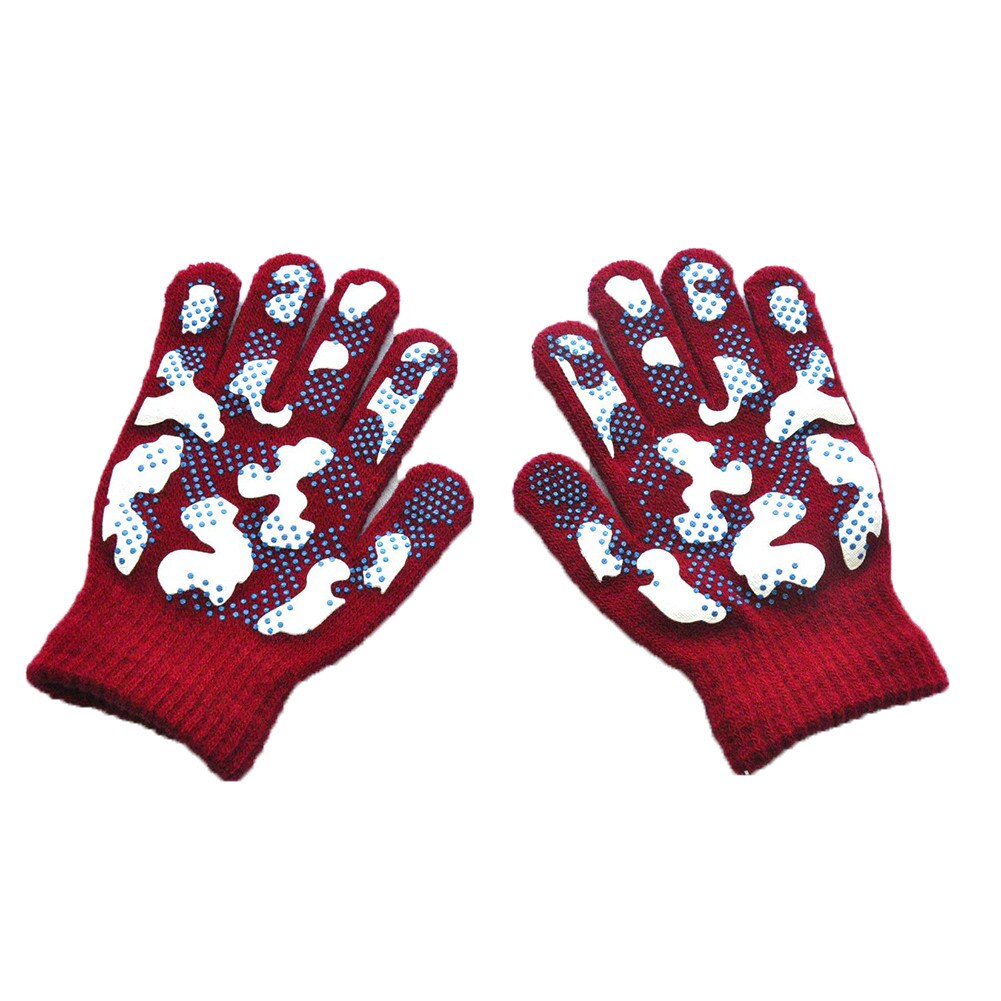 neueste Paar Jungen Magie Dehnbar Tarnung Handschuh Winter warm nicht-Unterhose Handschuhe Für freundlicher freundlicher draussen Pflege Liefert: verrotten