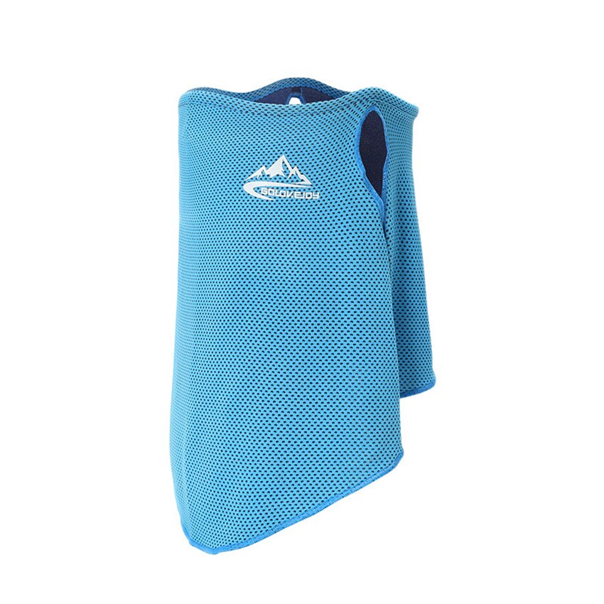 Mannen Hoofddeksels Bandana Fietsen Half Gezichtsmasker Neck Hood Cover Rijden Stofdicht Anti-Zweet Ademend Fiets Hoofd Sjaal voor Mannen: Blue Scarf