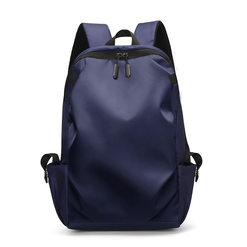 Large capacity waterproof laptop bag, hiking backpack, cycling backpack with USB interface for outdoor business trips: Blue color