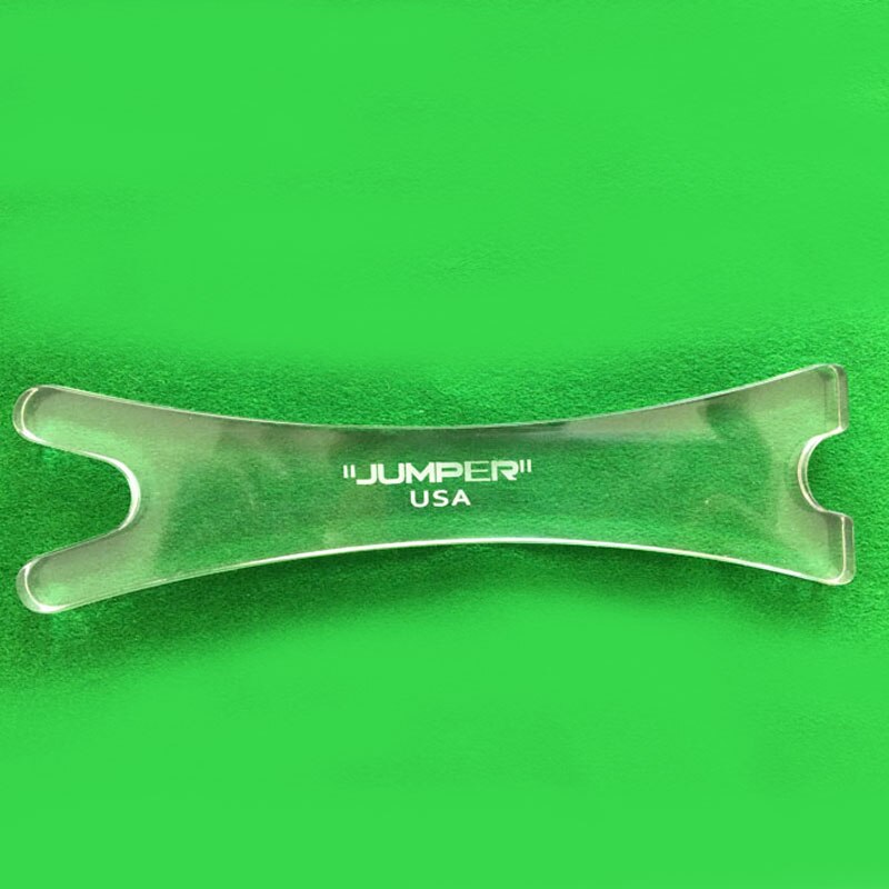 1pc JUMPER Black Acrylic Billiards Pool Cues Rest Head PMMA TV Ball Dediceted Bone Snooker cue Rest Head