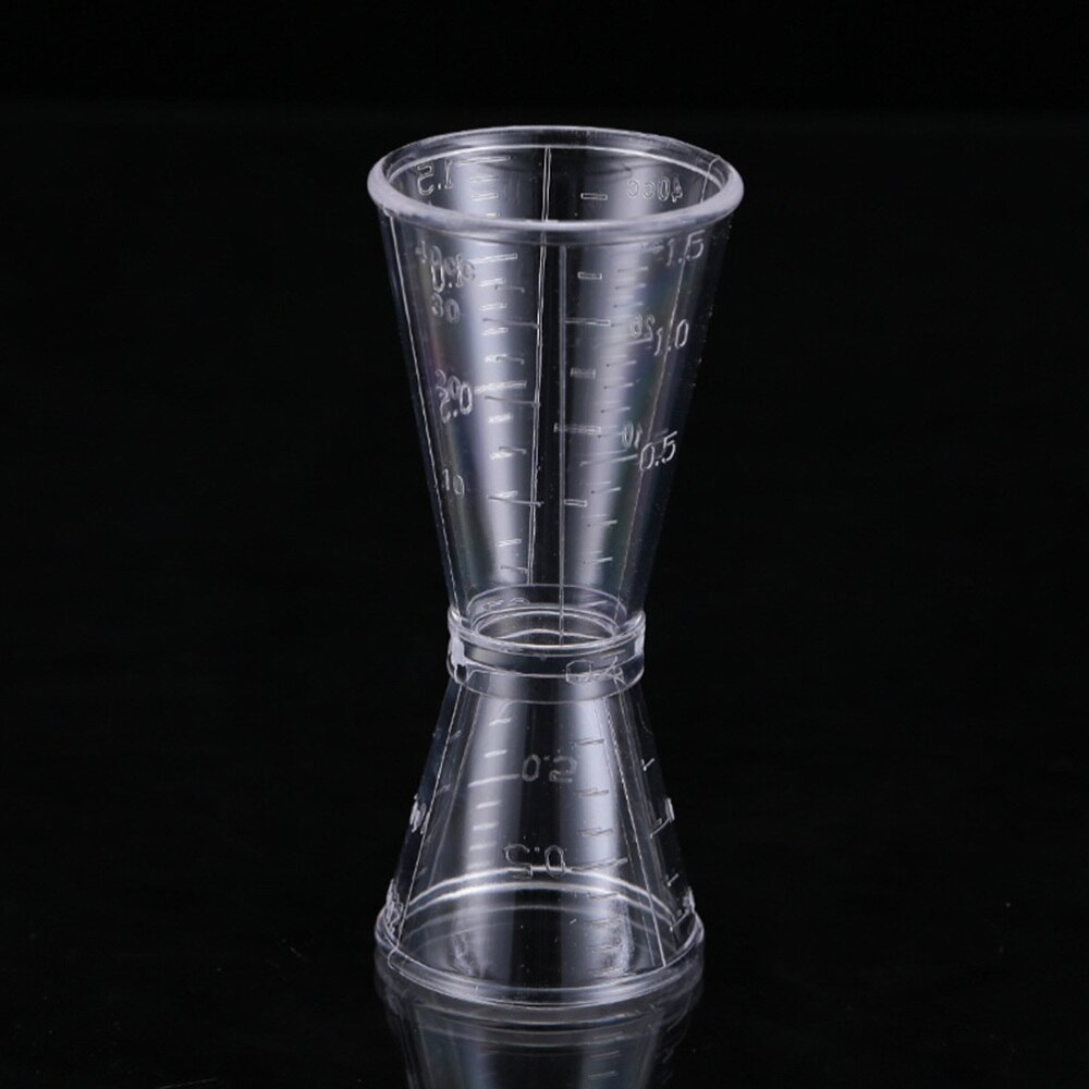 2pcs Durable Practical Milk Tea Cup Clear Bar Shaker Cocktail Shaker Mixer Cup Wine Shaker for Bar Resturant Home